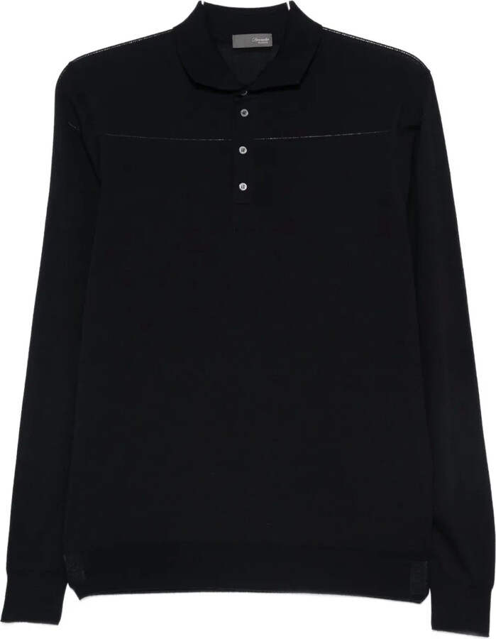 Drumohr Long-Sleeve Polo Shirt