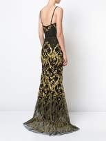 Thumbnail for your product : Marchesa Notte embroidered corset gown
