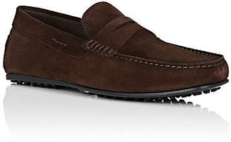 Tod's Men's Suede Penny Drivers - Brown