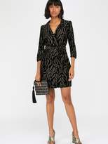 Thumbnail for your product : Monsoon Nadia Nailhead Velvet Blazer Dress - Black