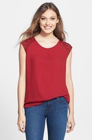 Thumbnail for your product : Bellatrix Lace Detail Woven Top
