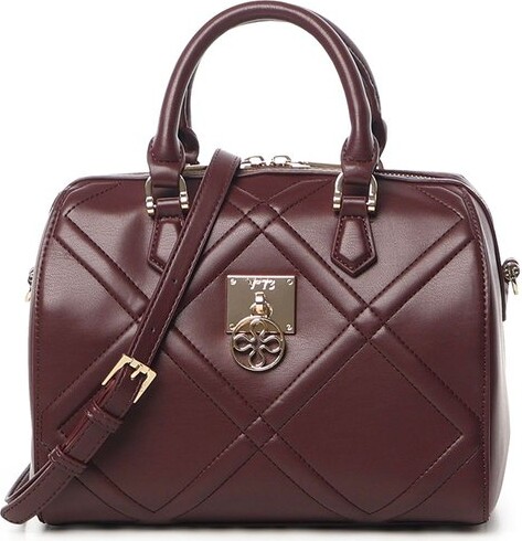 V73 Quilted Top Handle Shoulder Bag