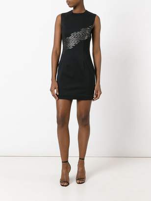DSQUARED2 sequin detail fitted dress
