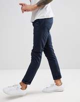 Thumbnail for your product : Selected Slim Fit Chinos With Italian Leather Belt