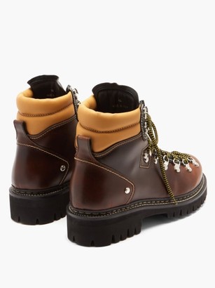 DSQUARED2 Cervino Leather Hiking Boots - Brown