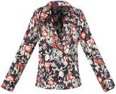 Thumbnail for your product : PrettyLittleThing Multi Floral Satin Printed Button Front Shirt