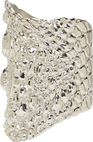 Thumbnail for your product : Givenchy Silver Crocodile Skin Cuff
