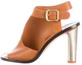 Thumbnail for your product : Celine Leather Square-Toe Sandals