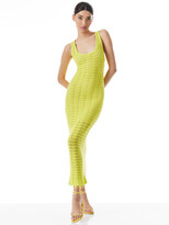 Thumbnail for your product : Alice + Olivia Veronique Pointelle Scoop Neck Dress