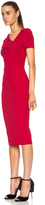 Thumbnail for your product : Roland Mouret Ceratina Viscose-Blend Dress in Red
