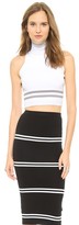 Thumbnail for your product : Dion Lee Line II Sports Knit Crop Top