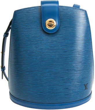 Louis Vuitton Cluny Vintage Blue Leather Handbags