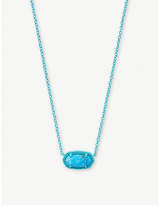 Thumbnail for your product : Kendra Scott Elisa Matte Aqua Howlite pendant necklace