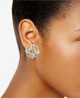 Thumbnail for your product : Kate Spade Gold-Tone Crystal & Imitation Pearl Flower Cluster Stud Earrings