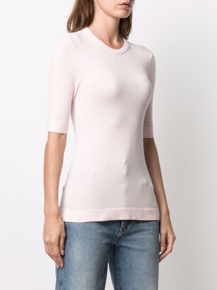 Antonella Rizza slogan-embellished knitted T-shirt