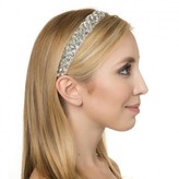 Thumbnail for your product : Deepa Gurnani Ivory Two Tone Alternate Pattern Luxe Headband