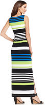 Thumbnail for your product : Jessica Howard Sleeveless Striped Maxi Dress