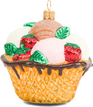 TJMAXX Ice Cream Dessert Ornament
