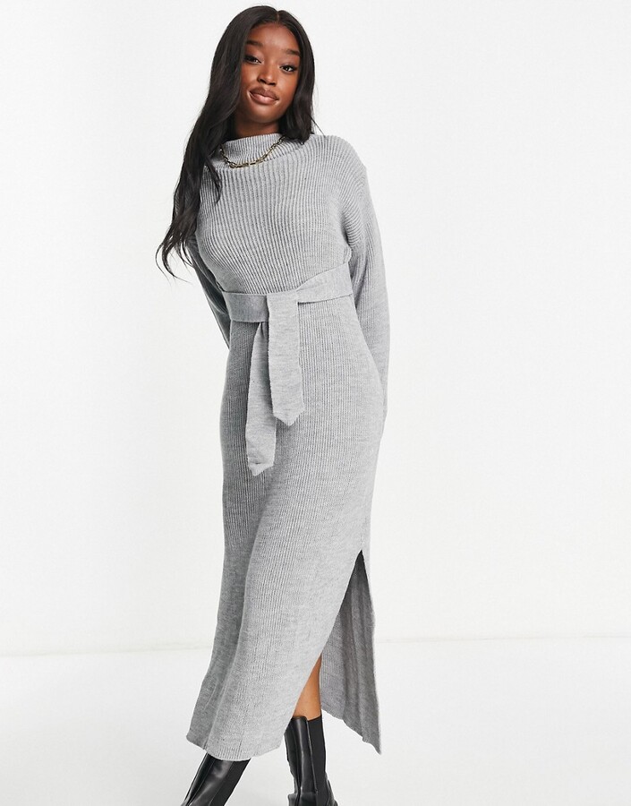 grey jumper dress uk
