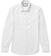 Thumbnail for your product : Gucci White Slim-fit Cotton-poplin Shirt - White