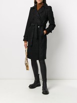Thumbnail for your product : Dondup Metallic-Embellished Double-Breasted Coat