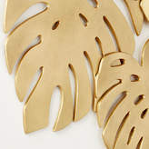Thumbnail for your product : CB2 Monroe Monstera Leaves Wall Decor