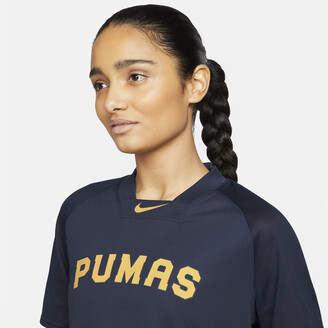 Nike Pumas UNAM Women's Dri-FIT Short-Sleeve Soccer Top in Orange