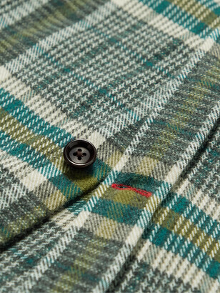 Oliver Spencer New York Special Checked Cotton-Flannel Shirt