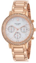 Thumbnail for your product : Kate Spade 'gramercy Grand' Crystal Bezel Multifunction Bracelet Watch, 38mm