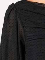 Thumbnail for your product : Ganni Ruched-Detailed Fitted Dress