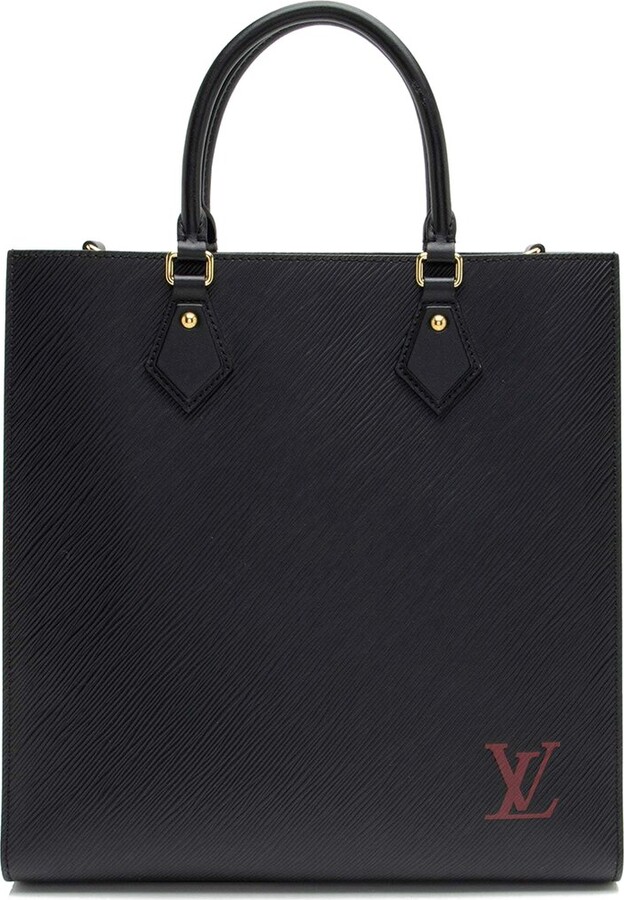 Louis Vuitton Black Epi Leather Sac Plat PM Tote (Authentic Pre