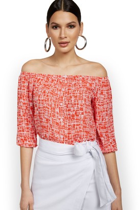 off the shoulder tunic tops
