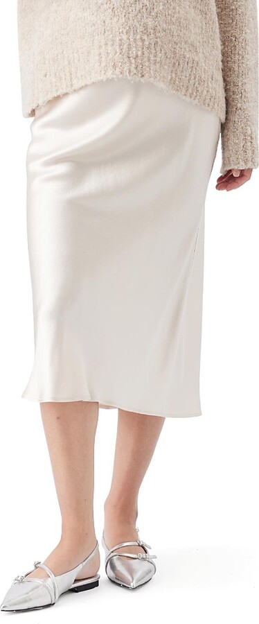 Ripe Maternity Crystal Satin Skirt