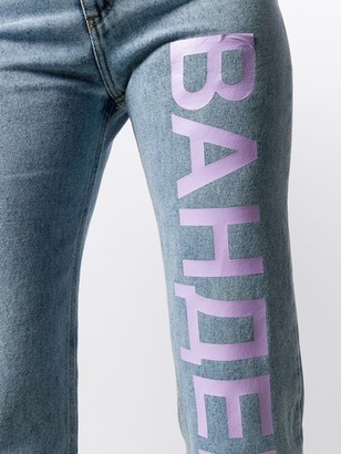 Natasha Zinko High-Waist Print Jeans