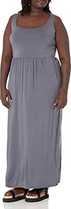 Daily Ritual Amazon Brand Women's Jersey Sleeveless Empire-Waist Maxi Dress