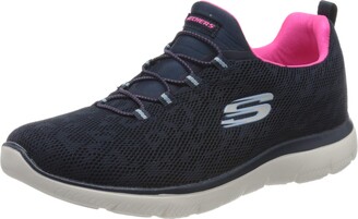 womens pink skechers trainers