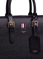 Thumbnail for your product : Thom Browne Pebbled leather business briefcase