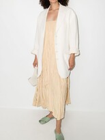 Thumbnail for your product : Totême Neutrals Crinkled Silk Maxi Dress