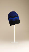 Thumbnail for your product : Burberry Zigzag Stripe Cashmere Beanie