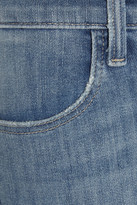 Thumbnail for your product : J Brand Alana Cropped Distressed High-rise Skinny Jeans