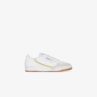 adidas White Continental 80 Leather Sneakers