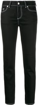 Thumbnail for your product : Alexander McQueen Contrast Stitch Straight-Leg Jeans