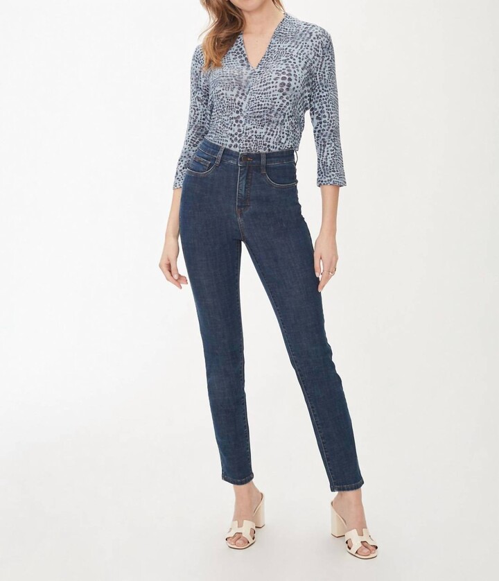 Suzanne Slim Straight LegIndigoFdj French Dressing Jeans In Indigo
