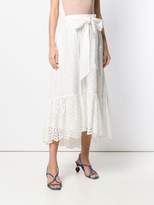Thumbnail for your product : Ulla Johnson broderie anglaise midi skirt