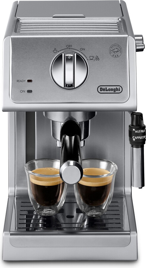 De'Longhi DeLonghi 15 Bar Stainless Steel Espresso and Cappuccino Machine with Premium Adjustable Frother
