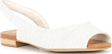 Briella Slingback d'Orsay Peep Toe Flats
