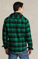 Thumbnail for your product : Polo Ralph Lauren Plaid Fleece Lined Wool Blend Flannel Button-Up Shirt Jacket