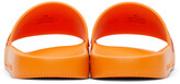 Thumbnail for your product : Burberry Orange Furley Slides