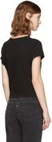 Thumbnail for your product : RE/DONE Black 1950's Boxy T-Shirt