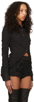 Thumbnail for your product : Dion Lee Black Crinkle Shirt